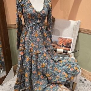 Floral Long Sleeve Dress